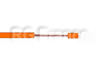 Fil électrique souple H05VK 0.75mm² orange en 100m